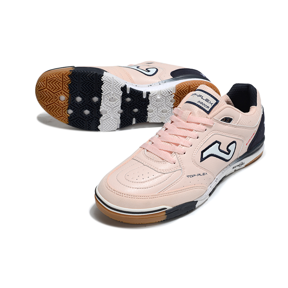 Chuteira Futsal Joma Top Flex Rebound IC Rosa e Azul