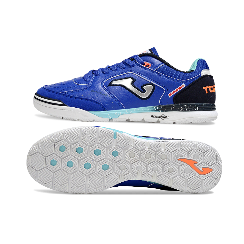 Chuteira Futsal Joma Top Flex Rebound IC Azul