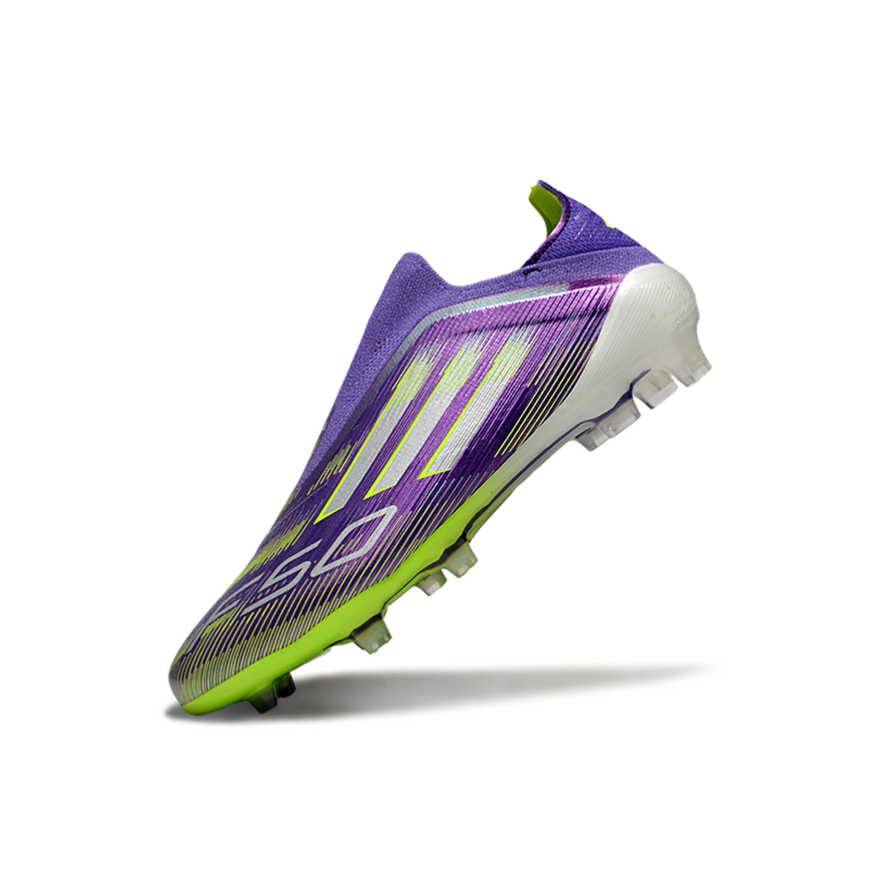Chuteira Campo Adidas F50 LL FG Roxo e Verde "Radiant Blaze Pack"