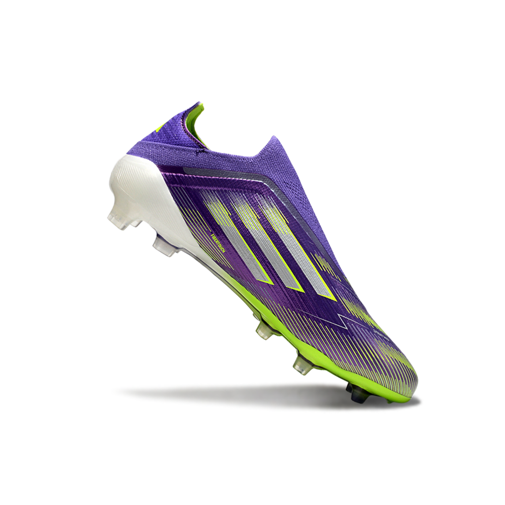 Chuteira Campo Adidas F50 LL FG Roxo e Verde "Radiant Blaze Pack"