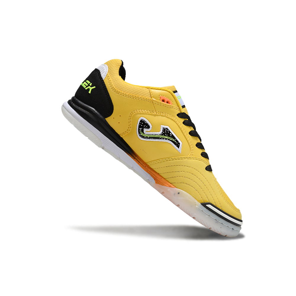 Chuteira Futsal Joma Top Flex Rebound IC Amarelo e Preto