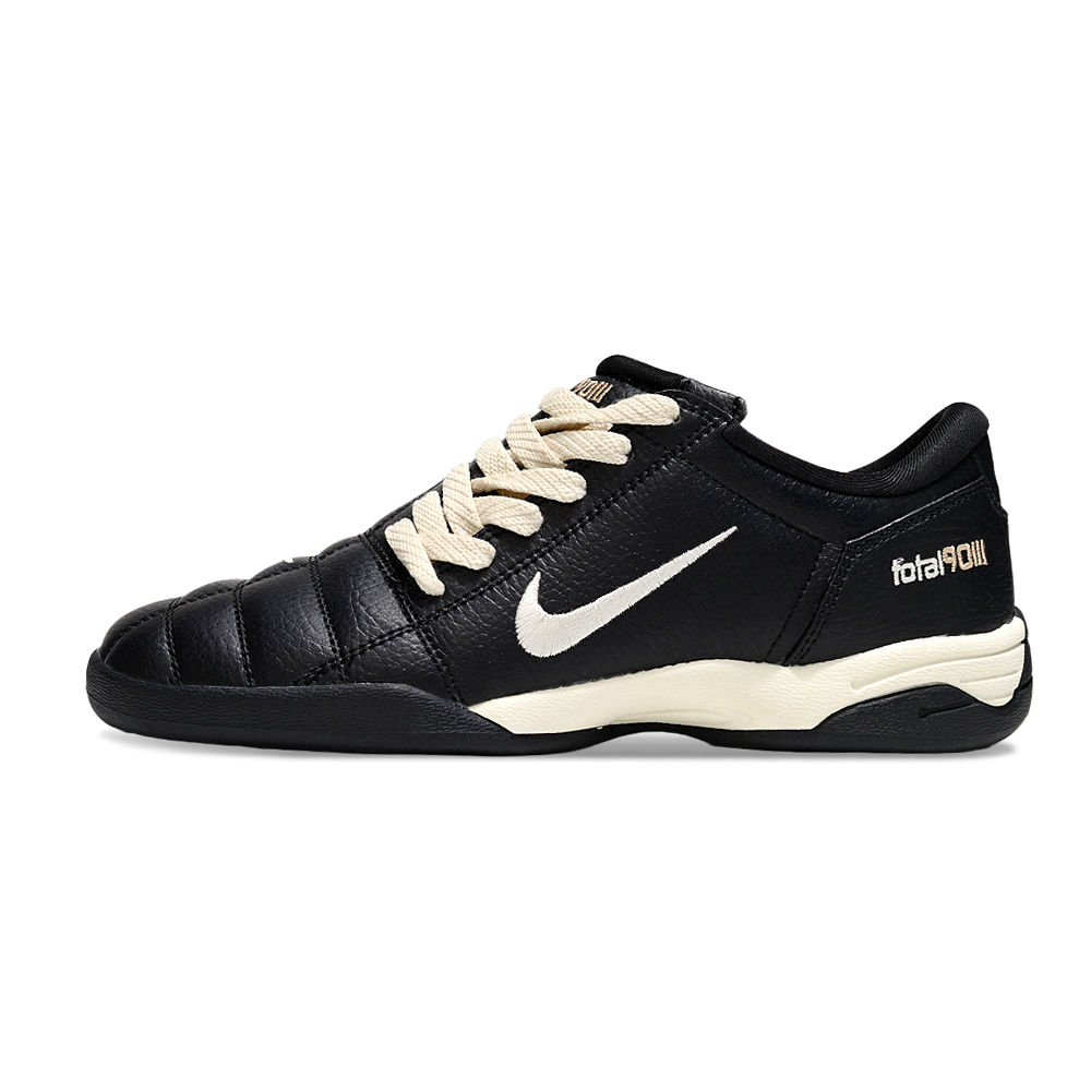 Chuteira Futsal Nike Total 90 IC Preto e Bege 