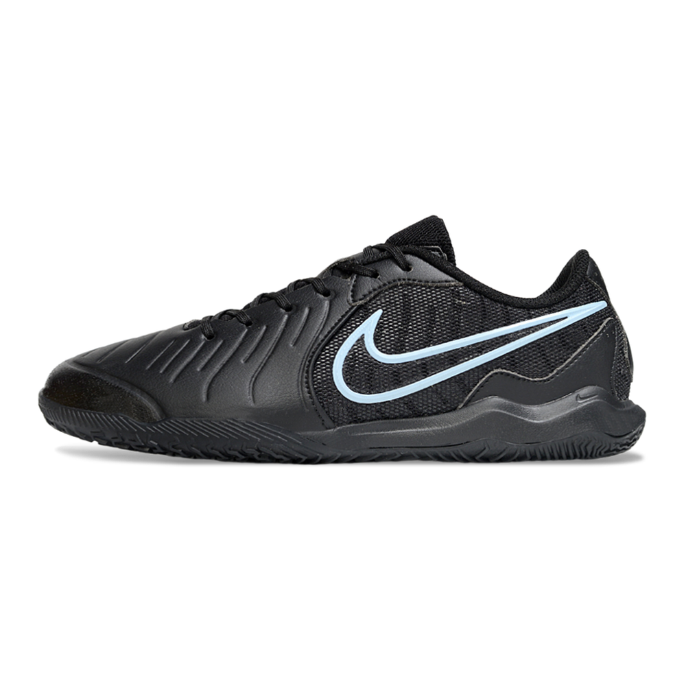 Chuteira Futsal Nike Tiempo Legend 10 Academy IC Preta e Azul "Shadow Pack"