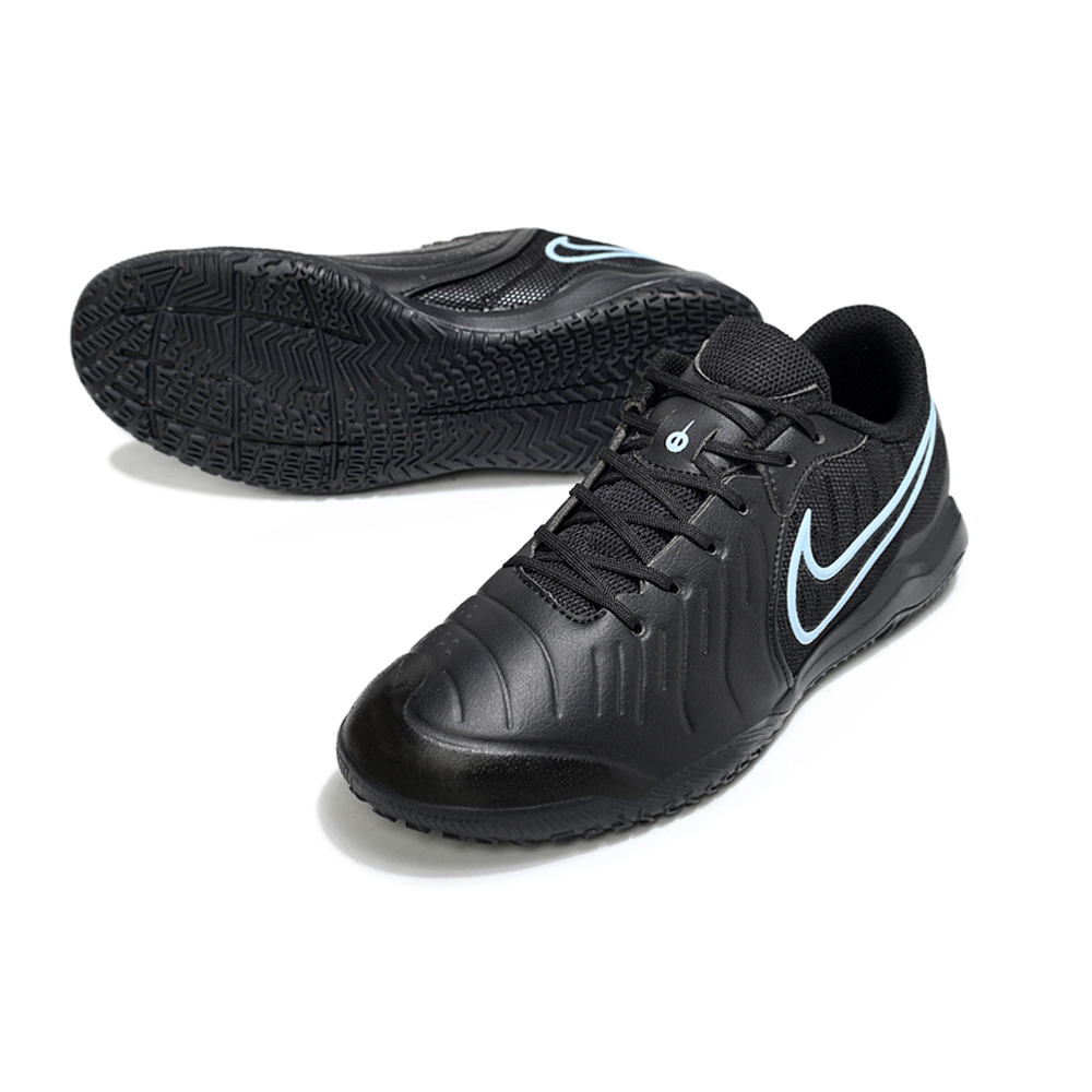 Chuteira Futsal Nike Tiempo Legend 10 Academy IC Preta e Azul "Shadow Pack"