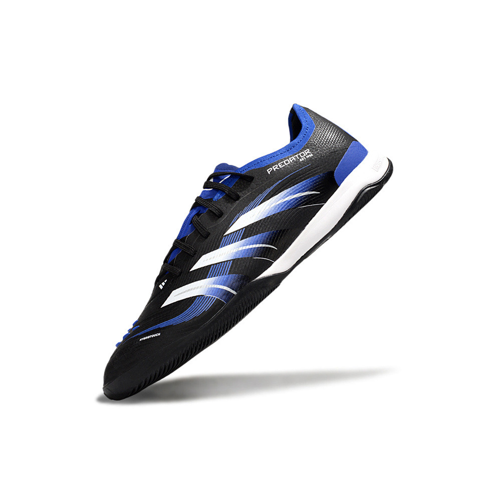 Chuteira Futsal Adidas Predator 24 Elite IC Preta e Azul "Bellingham"