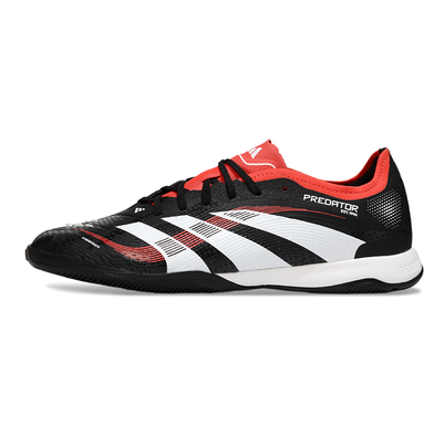 Chuteira Futsal Adidas Predator 24 Elite IC Preta, Vermelha e Branca "Predator Moments"