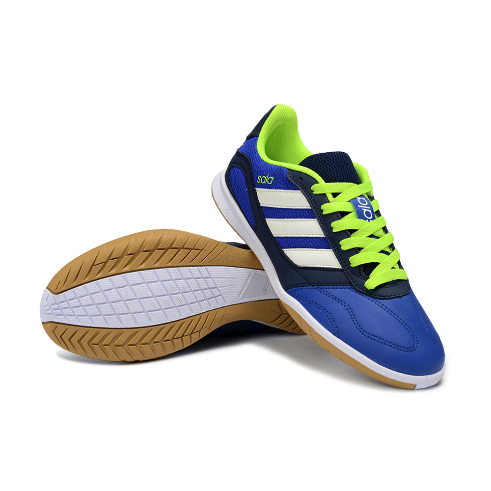 Chuteira Futsal Adidas Top Sala IC Azul, Verde e Branco 