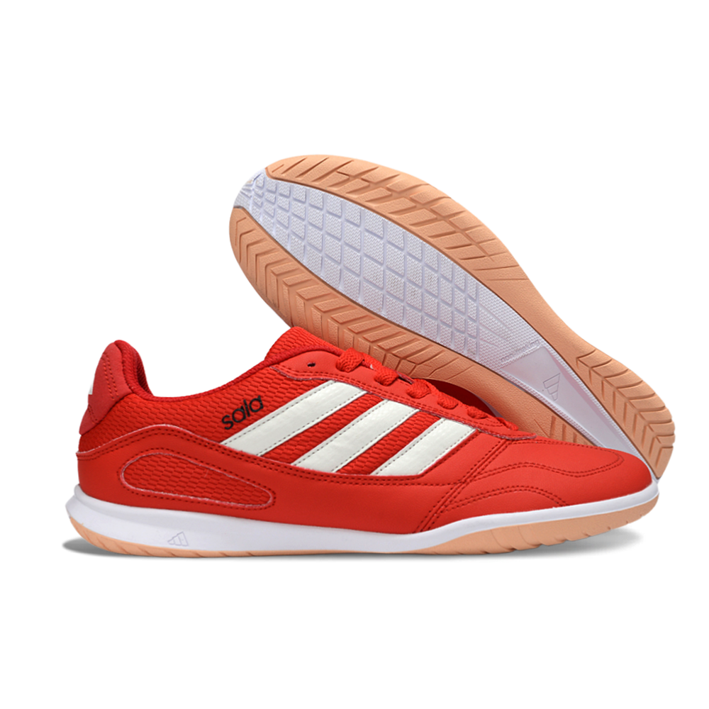 Chuteira Futsal Adidas Top Sala IC Vermelho e Branco