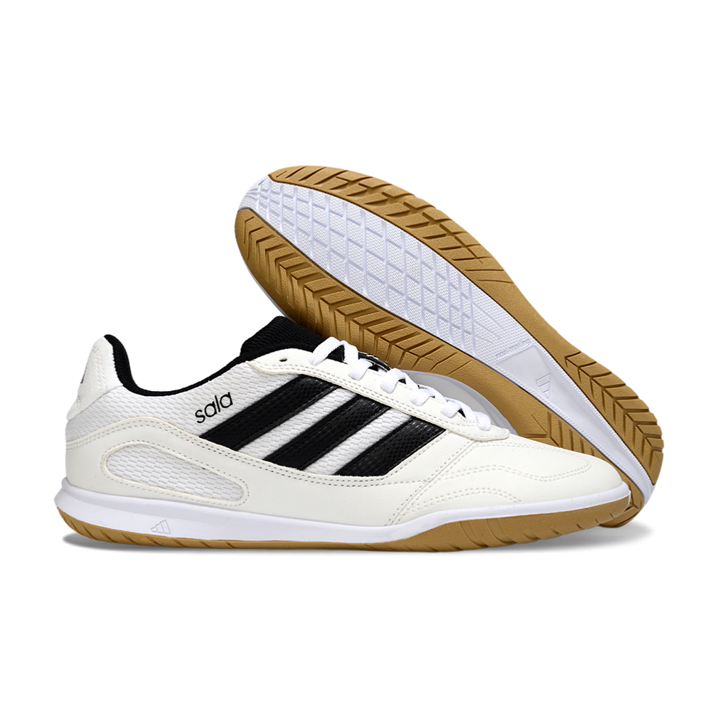 Chuteira Futsal Adidas Top Sala IC Branco e Preto
