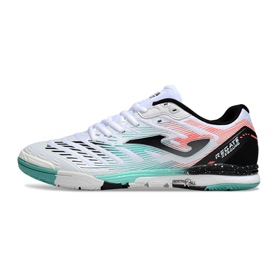 Chuteira Futsal Joma Regate Rebound IC Branca, Preta e Verde