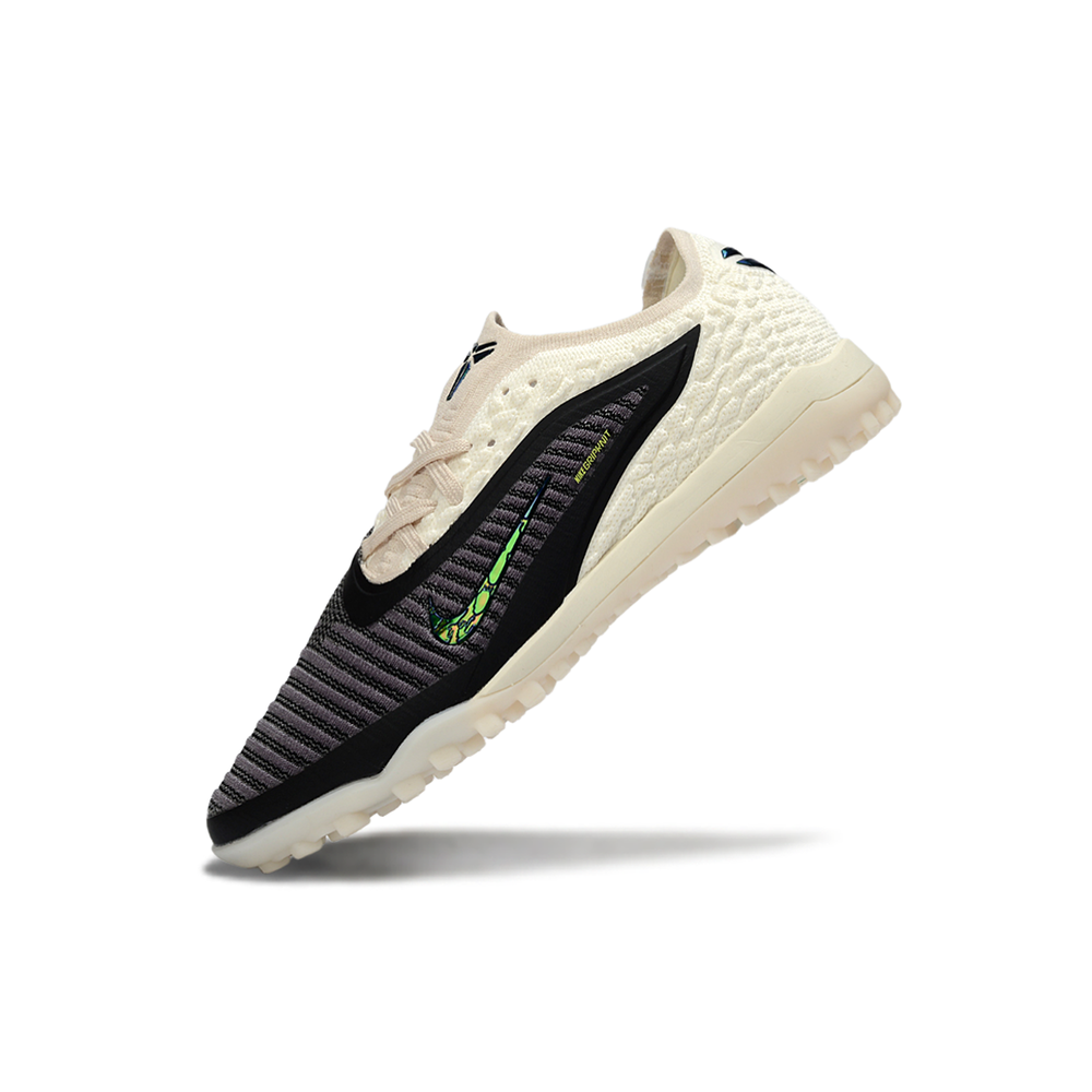 Chuteira Society Nike Phantom GX 6 Elite TF Bege e Preto