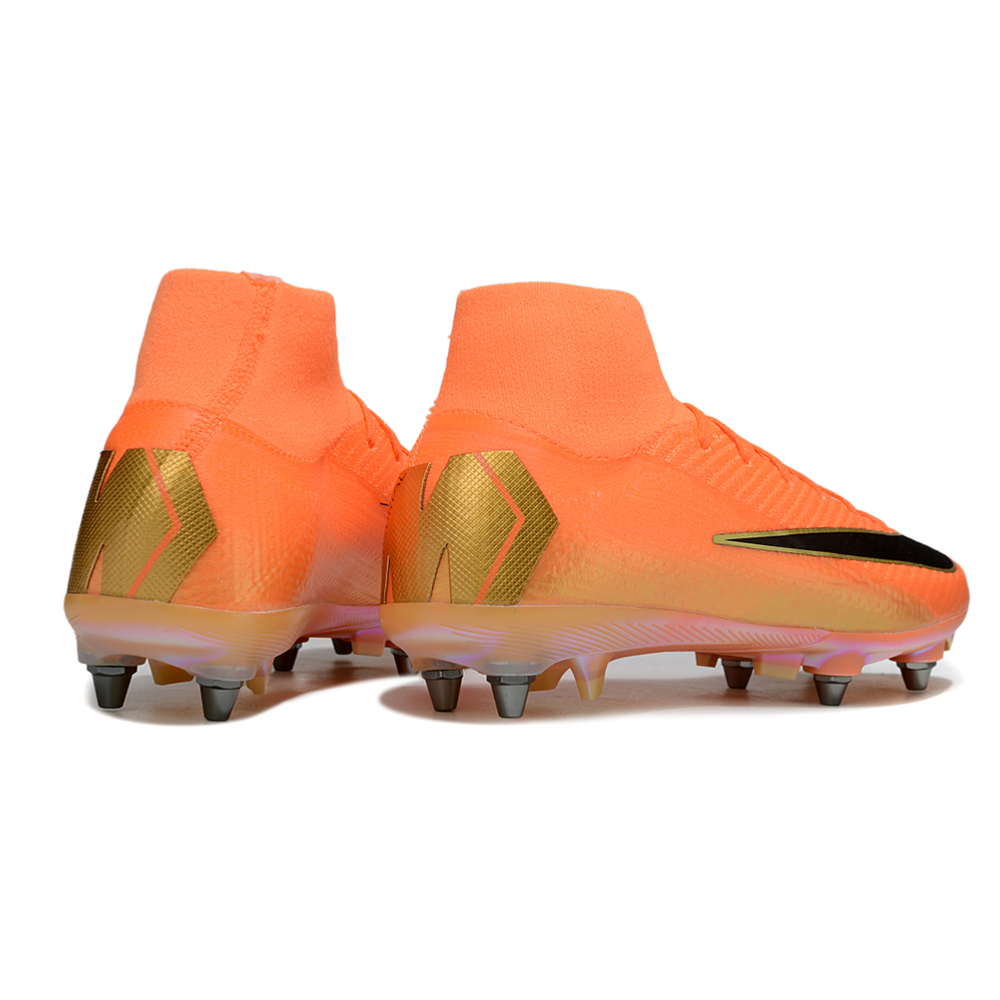 Chuteira Campo Nike Air Zoom Mercurial Superfly 10 Elite Trava Mista Laranja 