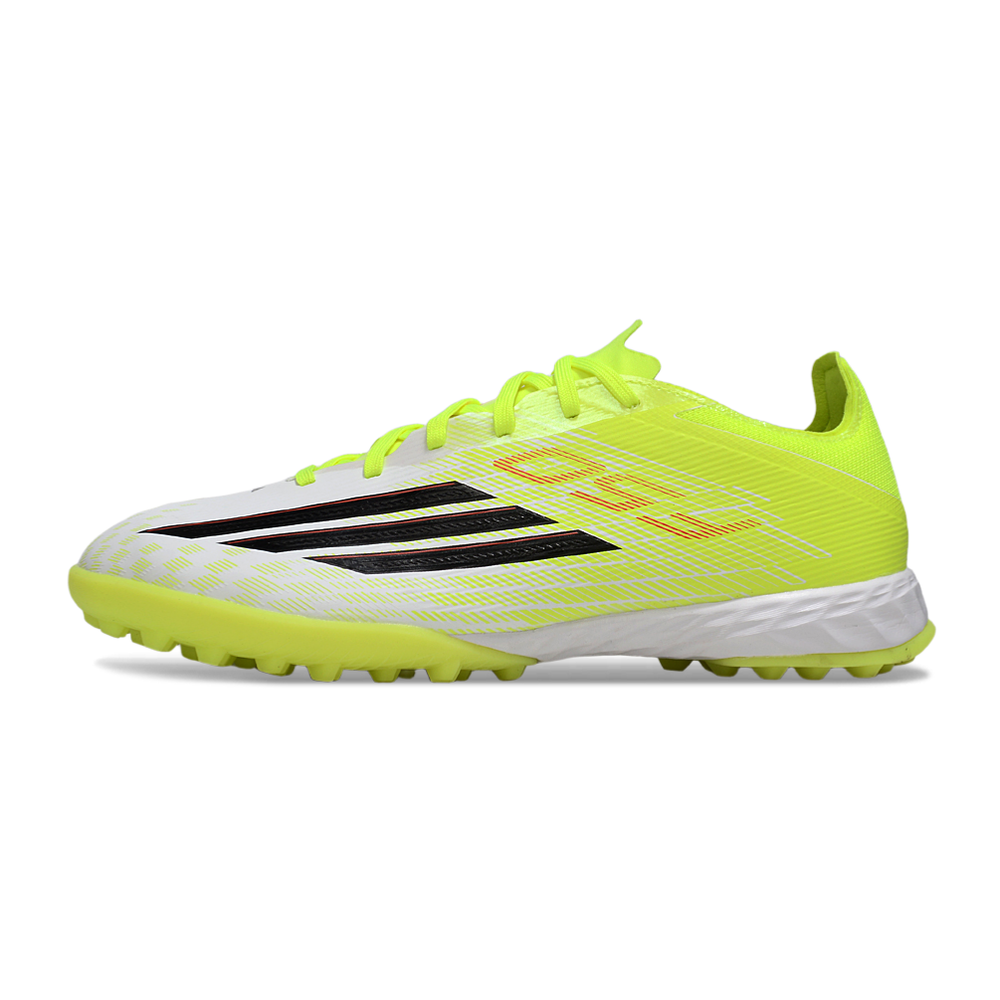 Chuteira Society Adidas F50 TF Verde e Branco