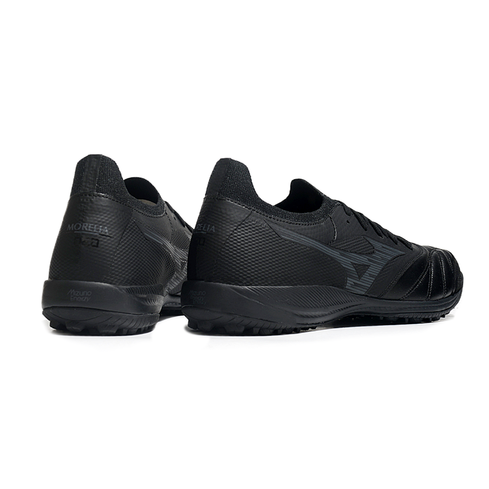 Chuteira Society Mizuno Morelia Neo Sala TF Preta