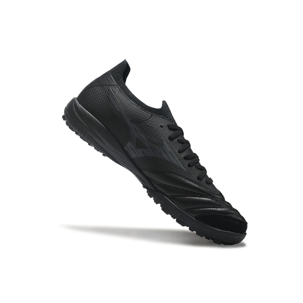 Chuteira Society Mizuno Morelia Neo Sala TF Preta