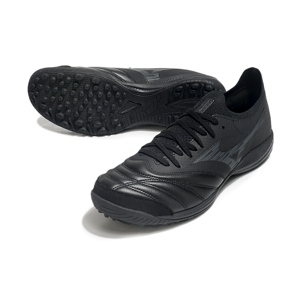 Chuteira Society Mizuno Morelia Neo Sala TF Preta