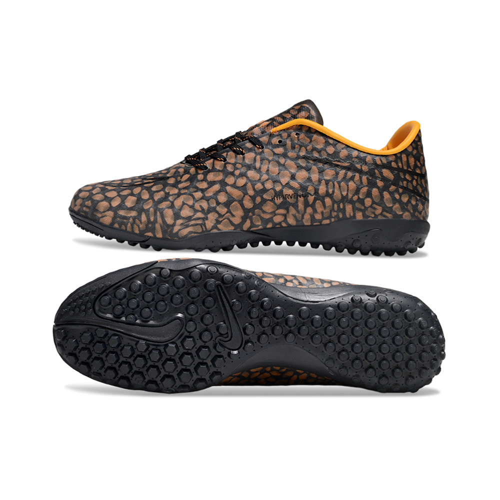 Chuteira Society Nike Hypervenom TF Cobre e Laranja