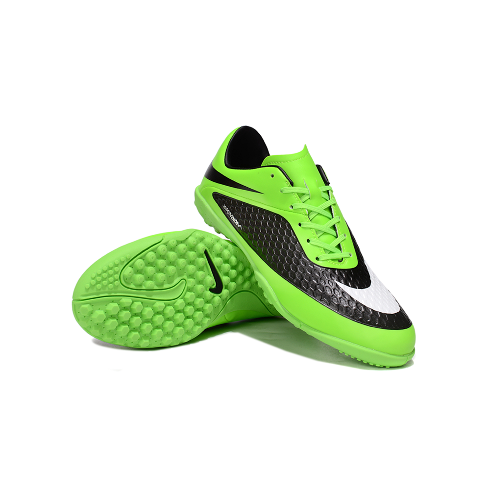 Chuteira Society Nike Hypervenom TF Verde e Preto
