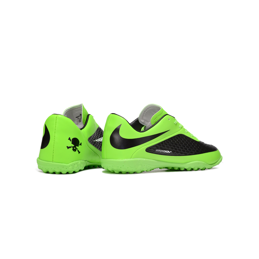 Chuteira Society Nike Hypervenom TF Verde e Preto