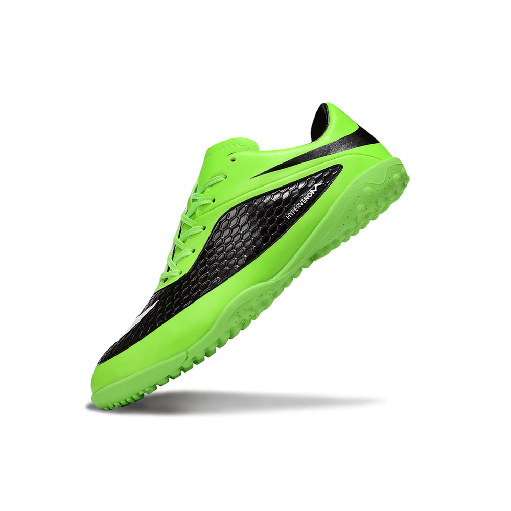 Chuteira Society Nike Hypervenom TF Verde e Preto