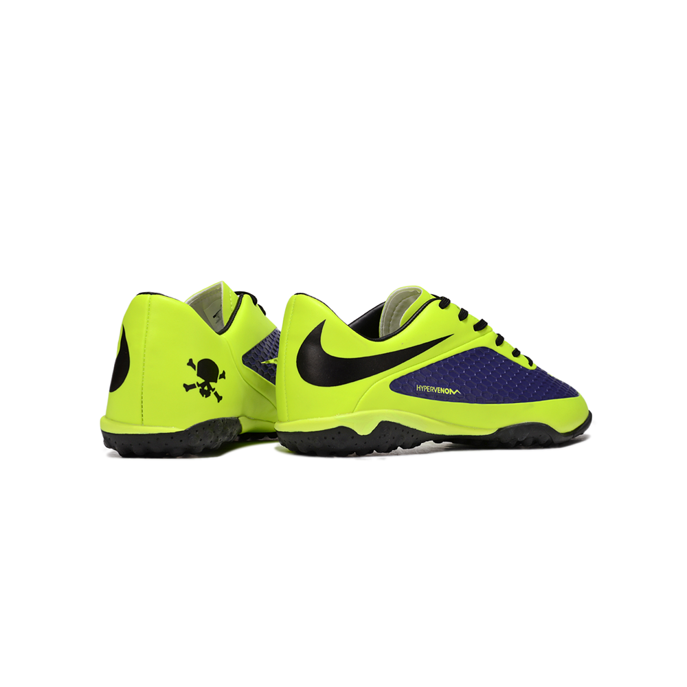 Chuteira Society Nike Hypervenom TF Verde e Roxo