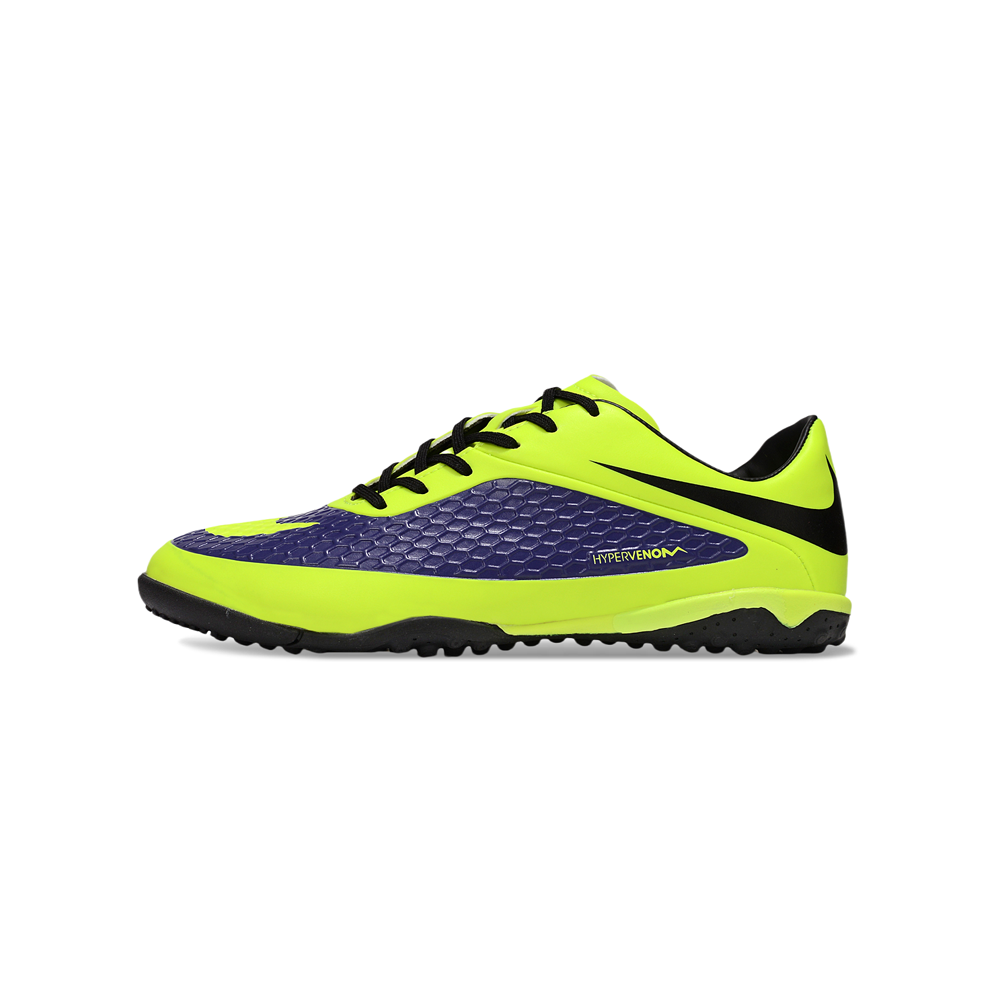 Chuteira Society Nike Hypervenom TF Verde e Roxo