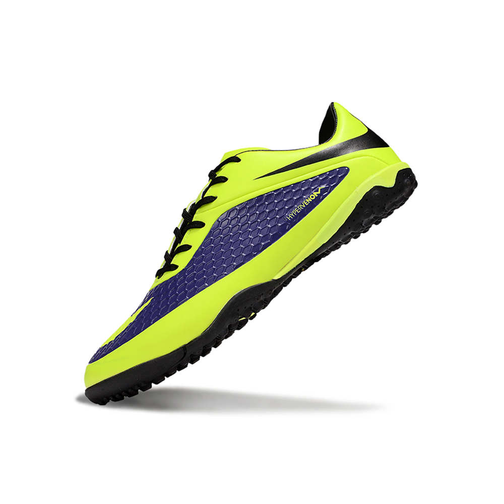 Chuteira Society Nike Hypervenom TF Verde e Roxo