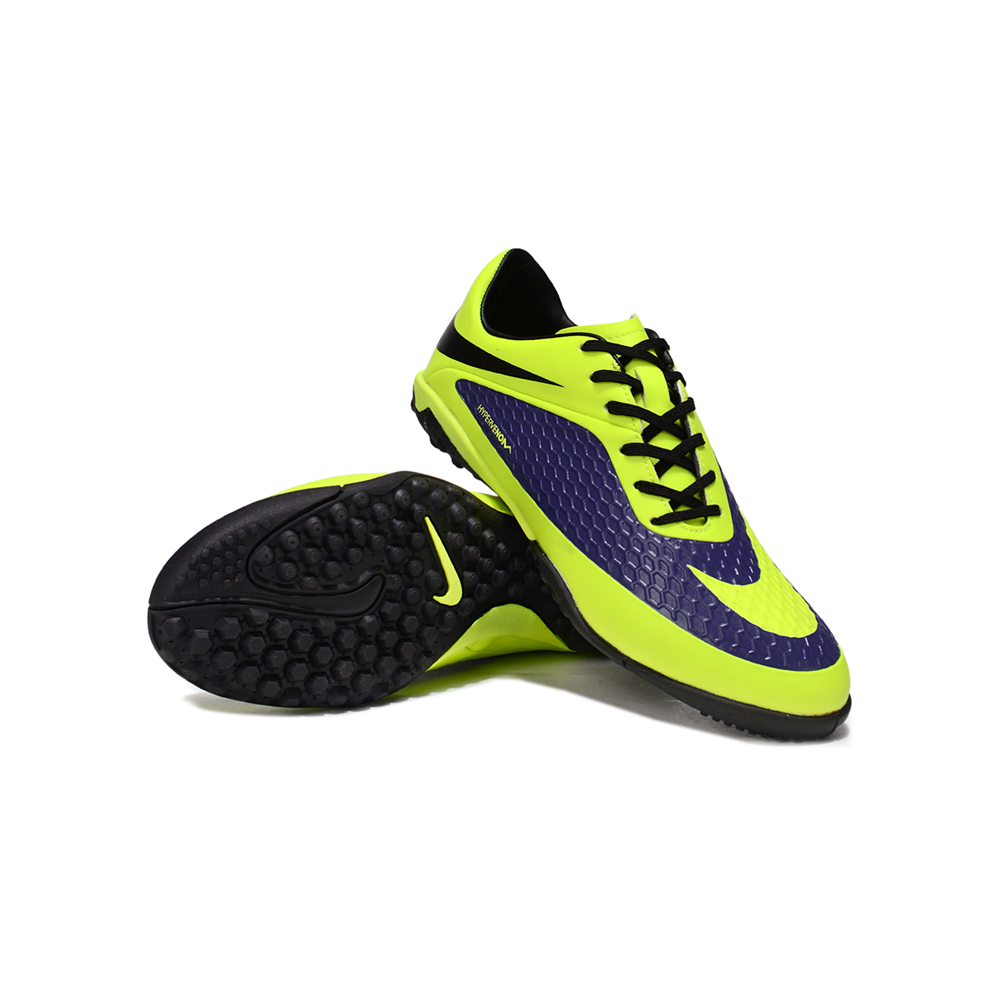 Chuteira Society Nike Hypervenom TF Verde e Roxo