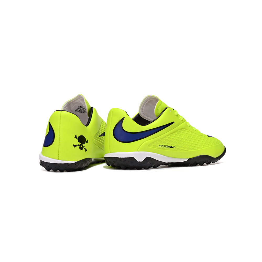Chuteira Society Nike Hypervenom TF Verde e Azul