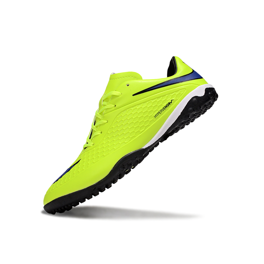 Chuteira Society Nike Hypervenom TF Verde e Azul