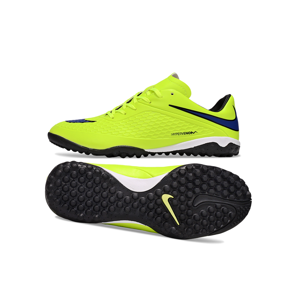 Chuteira Society Nike Hypervenom TF Verde e Azul