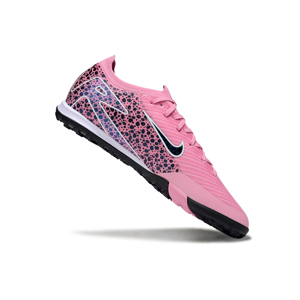 Chuteira Society Nike Air Zoom Mercurial Vapor 16 Elite TF Rosa e Preto