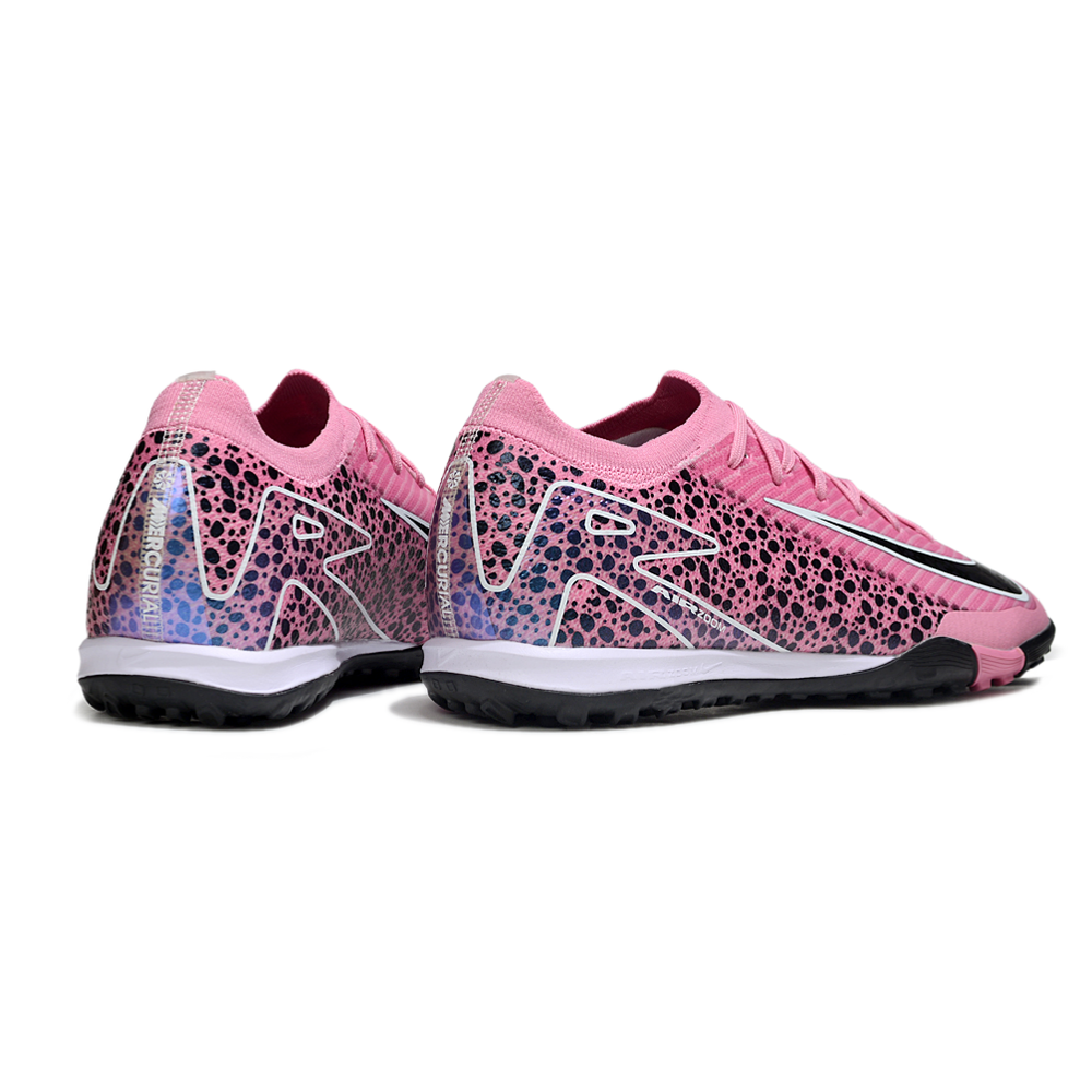 Chuteira Society Nike Air Zoom Mercurial Vapor 16 Elite TF Rosa e Preto