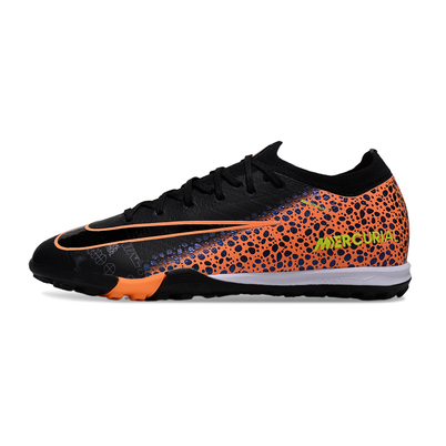 Chuteira Society Nike Air Zoom Mercurial Vapor 16 Elite TF Preto e Laranja 