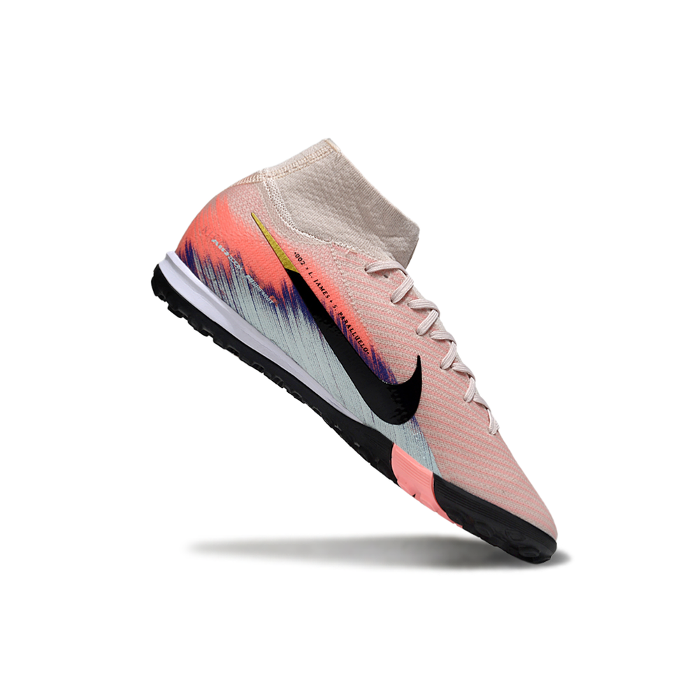 Chuteira Society Nike Air Zoom Mercurial Superfly 10 Elite TF Rosa "Nike United"