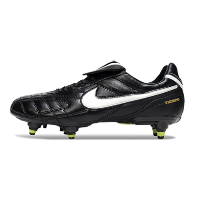 Chuteira Campo Nike Tiempo Legend 3 Elite Trava Mista Preta e Branca