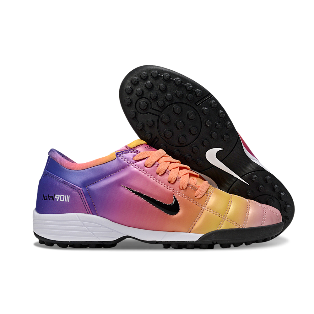 Chuteira Society Nike Total 90 TF Colorida