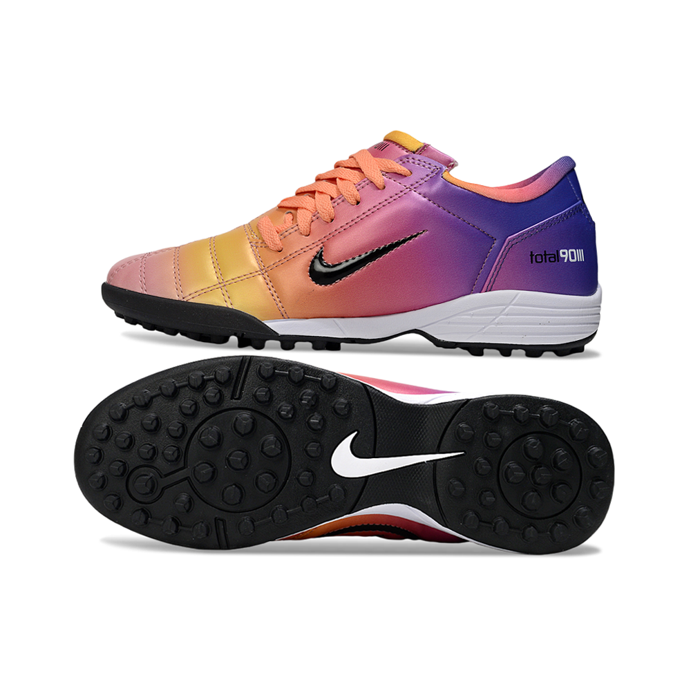 Chuteira Society Nike Total 90 TF Colorida