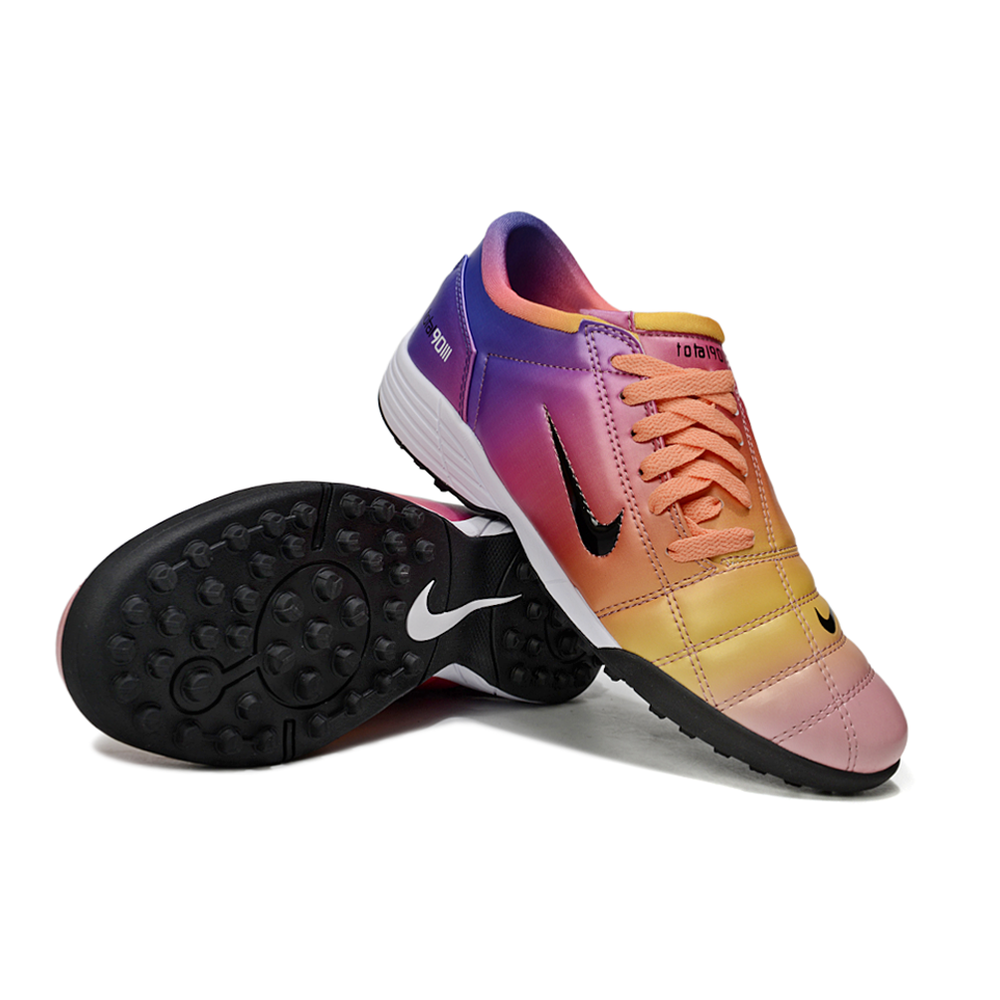 Chuteira Society Nike Total 90 TF Colorida
