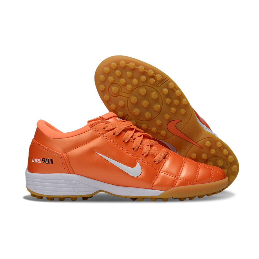 Chuteira Society Nike Total 90 TF Laranja