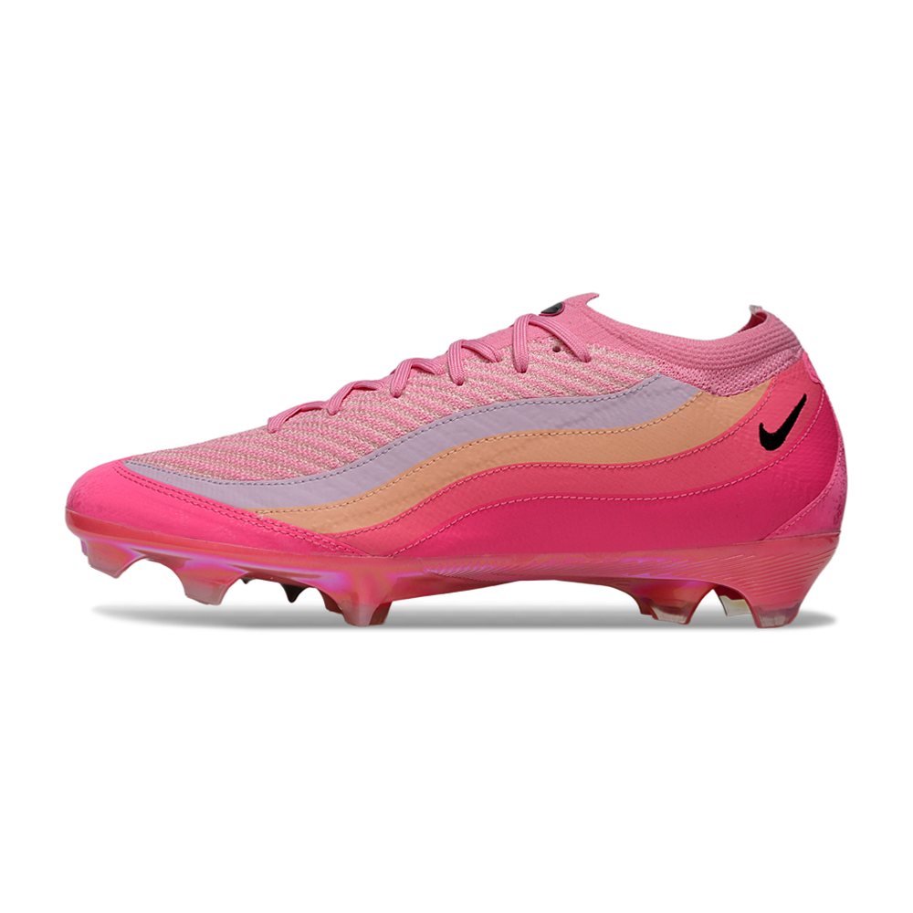 Chuteira Infantil Campo Nike Air Zoom Mercurial Vapor 16 Elite FG Rosa