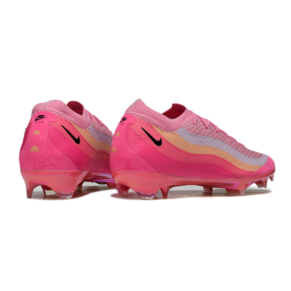 Chuteira Infantil Campo Nike Air Zoom Mercurial Vapor 16 Elite FG Rosa