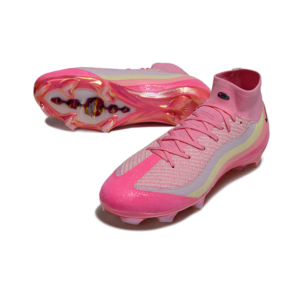 Chuteira Infantil Campo Nike Air Zoom Mercurial Superfly 10 Elite FG Rosa
