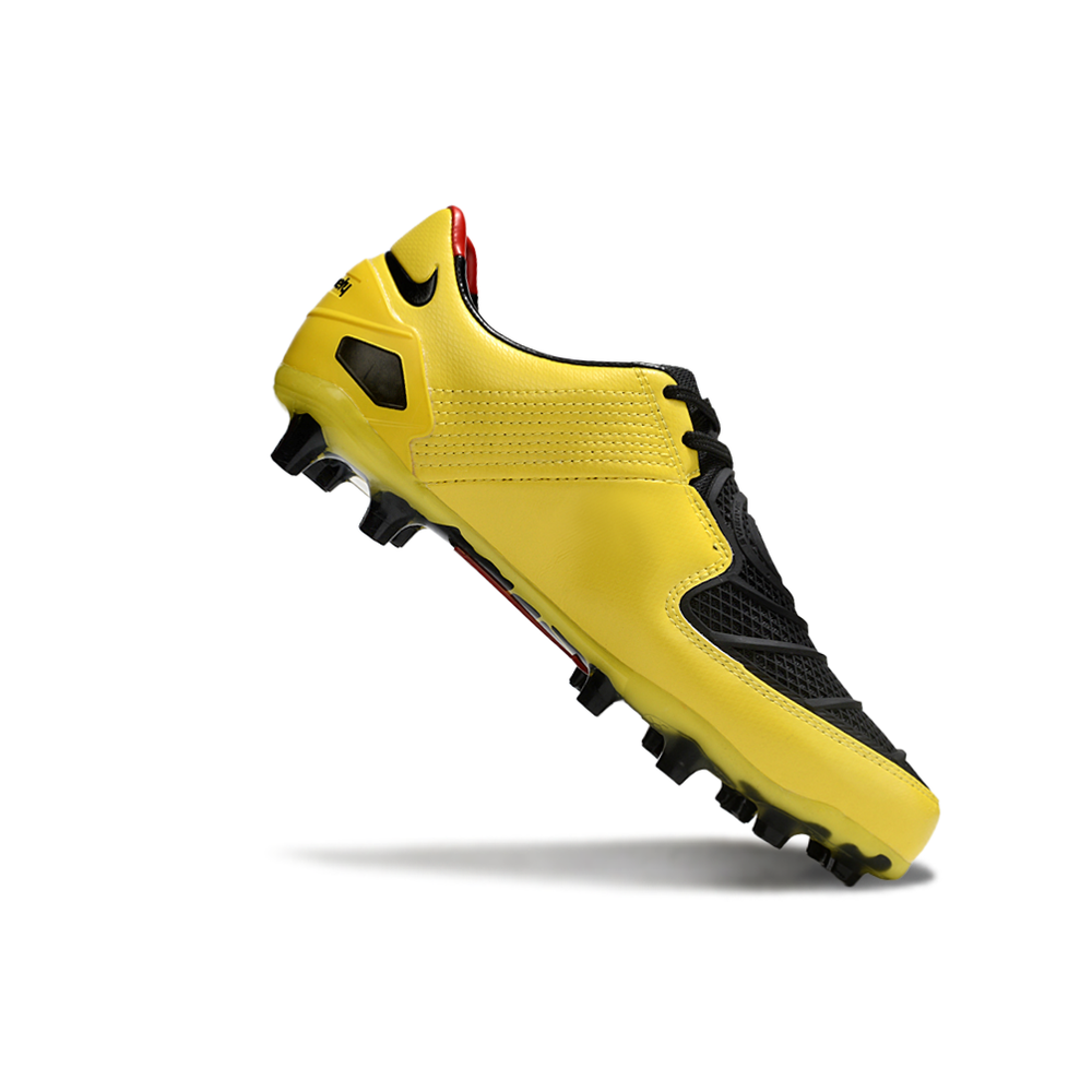 Chuteira Campo Nike Total 90 Laser FG Amarelo e Preto