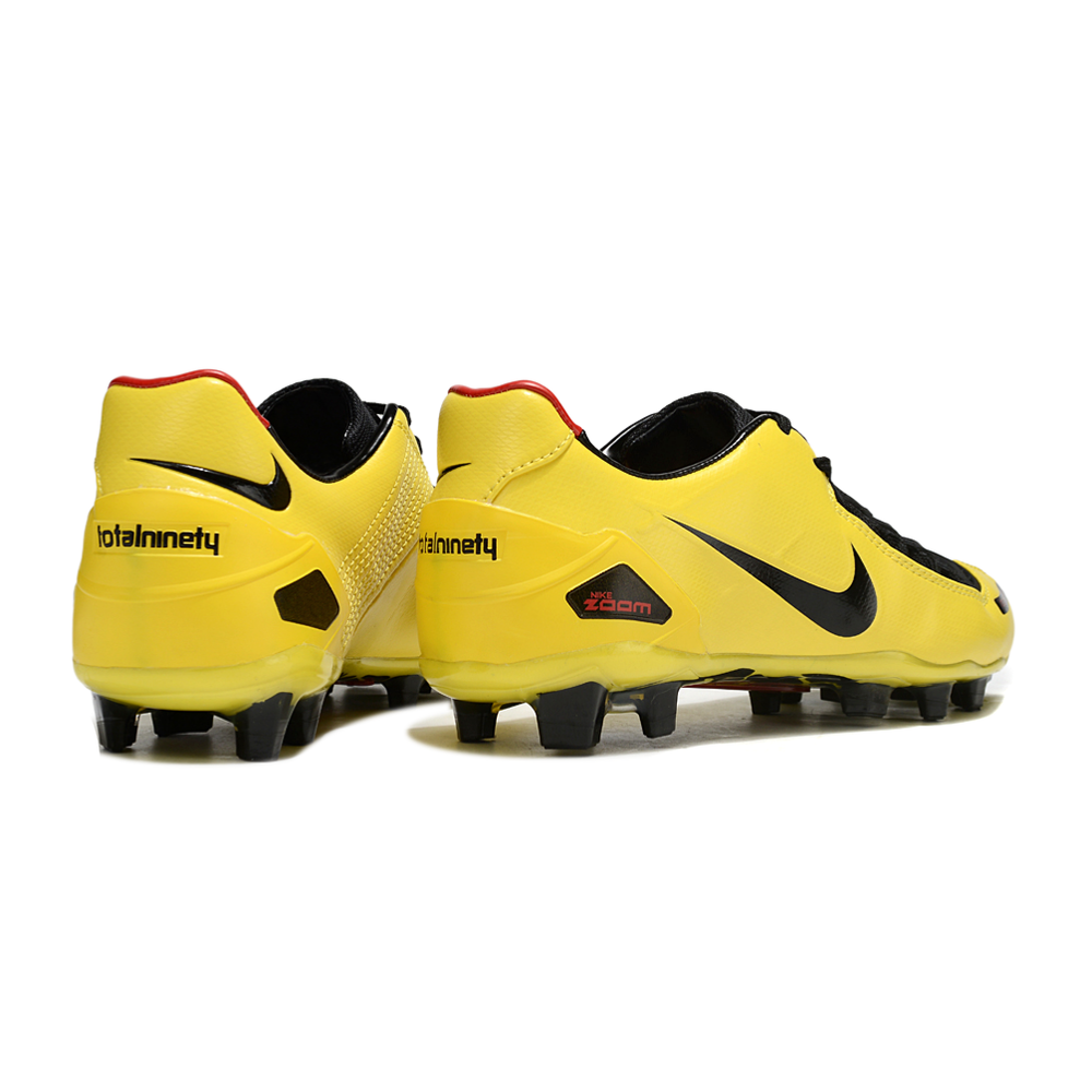 Chuteira Campo Nike Total 90 Laser FG Amarelo e Preto