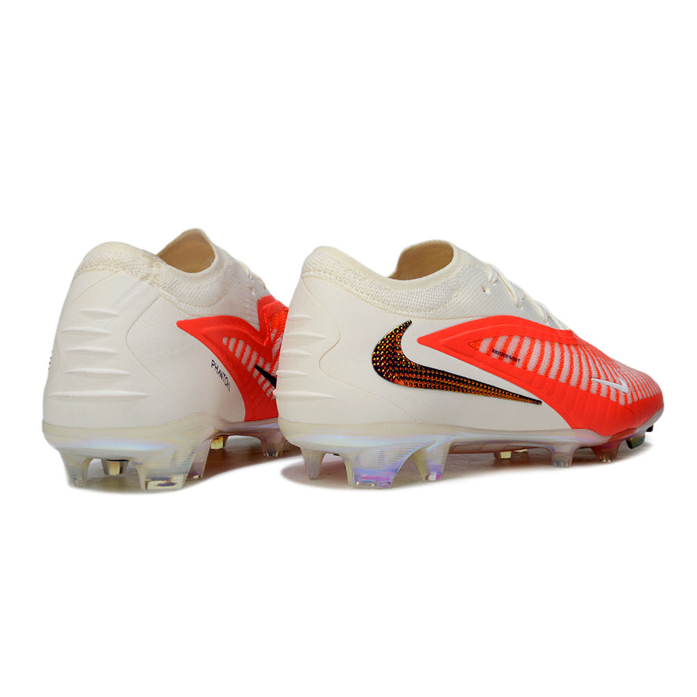 Chuteira Campo Nike Phantom GX 3 Elite FG Bege e Laranja 