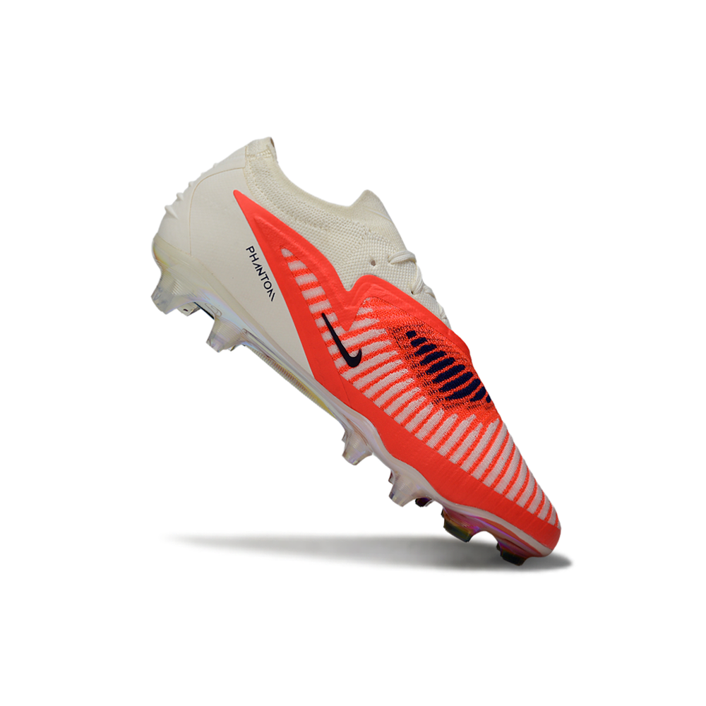 Chuteira Campo Nike Phantom GX 3 Elite FG Bege e Laranja 