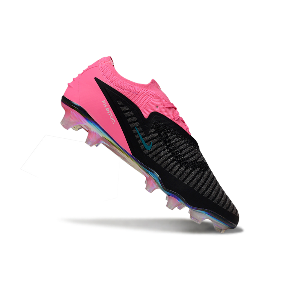 Chuteira Campo Nike Phantom GX 3 Elite FG Preto e Rosa 