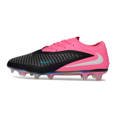 Chuteira Campo Nike Phantom GX 3 Elite FG Preto e Rosa 