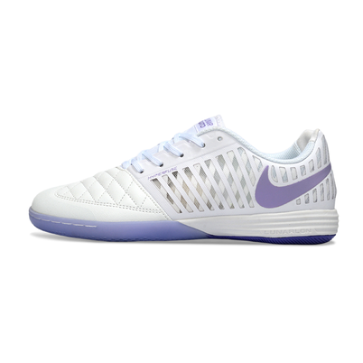 Chuteira Futsal Nike Lunar Gato II IC Branco e Roxo